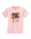 Paint Splash Palm Trees Childrens T-Shirt-Childrens T-Shirt-TooLoud-PalePink-X-Small-Davson Sales