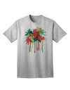 Paint Splash Palm Trees - Premium Adult T-Shirt for Casual Wear-Mens T-shirts-TooLoud-AshGray-Small-Davson Sales