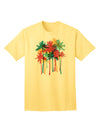 Paint Splash Palm Trees - Premium Adult T-Shirt for Casual Wear-Mens T-shirts-TooLoud-Yellow-Small-Davson Sales