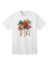 Paint Splash Palm Trees - Premium Adult T-Shirt for Casual Wear-Mens T-shirts-TooLoud-White-Small-Davson Sales