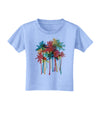 Paint Splash Palm Trees Toddler T-Shirt-Toddler T-Shirt-TooLoud-Aquatic-Blue-2T-Davson Sales