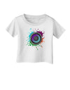 Paint Splatter Speaker Infant T-Shirt-Infant T-Shirt-TooLoud-White-06-Months-Davson Sales