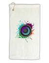 Paint Splatter Speaker Micro Terry Gromet Golf Towel 16 x 25 inch-Golf Towel-TooLoud-White-Davson Sales