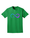 Painted Infinity Adult Dark T-Shirt-Mens T-Shirt-TooLoud-Kelly-Green-Small-Davson Sales