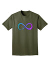 Painted Infinity Adult Dark T-Shirt-Mens T-Shirt-TooLoud-Military-Green-Small-Davson Sales