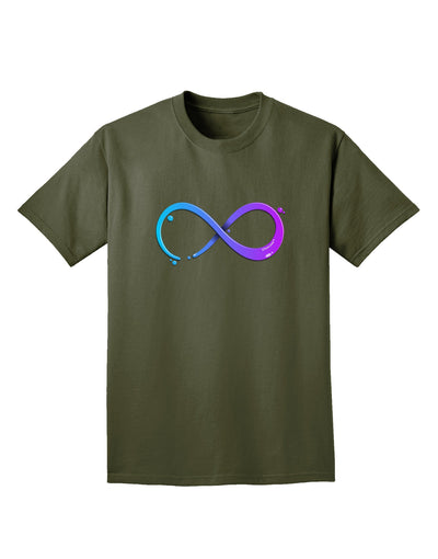 Painted Infinity Adult Dark T-Shirt-Mens T-Shirt-TooLoud-Military-Green-Small-Davson Sales