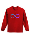 Painted Infinity Adult Long Sleeve Dark T-Shirt-TooLoud-Red-Small-Davson Sales