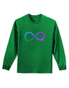 Painted Infinity Adult Long Sleeve Dark T-Shirt-TooLoud-Kelly-Green-Small-Davson Sales