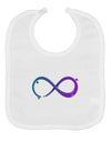 Painted Infinity Baby Bib