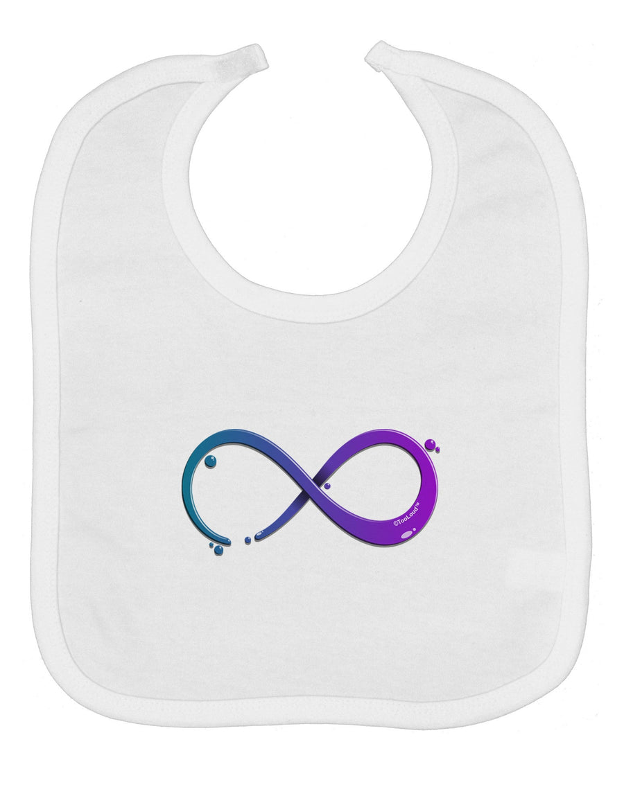 Painted Infinity Baby Bib