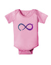 Painted Infinity Baby Romper Bodysuit-Baby Romper-TooLoud-Pink-06-Months-Davson Sales