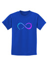 Painted Infinity Childrens Dark T-Shirt-Childrens T-Shirt-TooLoud-Royal-Blue-X-Small-Davson Sales