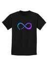 Painted Infinity Childrens Dark T-Shirt-Childrens T-Shirt-TooLoud-Black-X-Small-Davson Sales