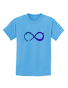 Painted Infinity Childrens T-Shirt-Childrens T-Shirt-TooLoud-Aquatic-Blue-X-Small-Davson Sales