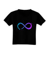 Painted Infinity Toddler T-Shirt Dark-Toddler T-Shirt-TooLoud-Black-2T-Davson Sales