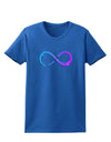 Painted Infinity Womens Dark T-Shirt-TooLoud-Royal-Blue-X-Small-Davson Sales