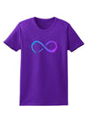 Painted Infinity Womens Dark T-Shirt-TooLoud-Purple-X-Small-Davson Sales