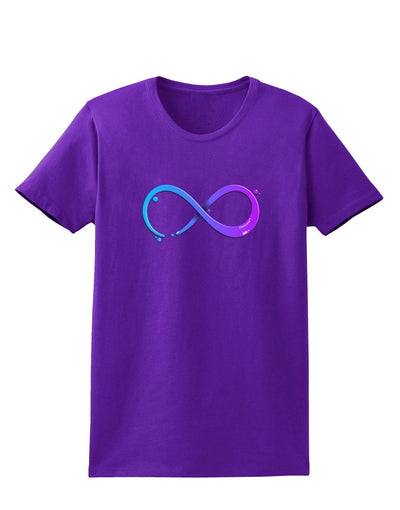 Painted Infinity Womens Dark T-Shirt-TooLoud-Purple-X-Small-Davson Sales