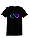 Painted Infinity Womens Dark T-Shirt-TooLoud-Black-X-Small-Davson Sales