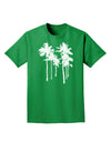 Palm Rows Silhouette Adult Dark T-Shirt-Mens T-Shirt-TooLoud-Kelly-Green-Small-Davson Sales