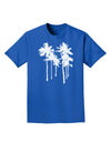 Palm Rows Silhouette Adult Dark T-Shirt-Mens T-Shirt-TooLoud-Royal-Blue-Small-Davson Sales