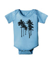 Palm Rows Silhouette Baby Romper Bodysuit-Baby Romper-TooLoud-LightBlue-06-Months-Davson Sales