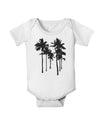 Palm Rows Silhouette Baby Romper Bodysuit-Baby Romper-TooLoud-White-06-Months-Davson Sales