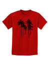 Palm Rows Silhouette Childrens T-Shirt-Childrens T-Shirt-TooLoud-Red-X-Small-Davson Sales