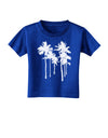 Palm Rows Silhouette Toddler T-Shirt Dark-Toddler T-Shirt-TooLoud-Royal-Blue-2T-Davson Sales