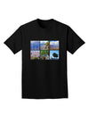 Palm Springs Square Collage Adult Dark T-Shirt-Mens T-Shirt-TooLoud-Black-Small-Davson Sales