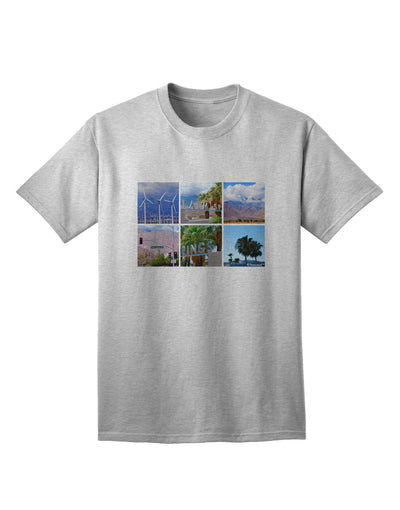 Palm Springs Square Collage Adult T-Shirt-Mens T-Shirt-TooLoud-AshGray-Small-Davson Sales