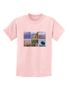 Palm Springs Square Collage Childrens T-Shirt-Childrens T-Shirt-TooLoud-PalePink-X-Small-Davson Sales