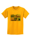 Palm Springs Square Collage Childrens T-Shirt-Childrens T-Shirt-TooLoud-Gold-X-Small-Davson Sales