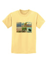 Palm Springs Square Collage Childrens T-Shirt-Childrens T-Shirt-TooLoud-Daffodil-Yellow-X-Small-Davson Sales