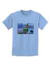 Palm Springs Square Collage Childrens T-Shirt-Childrens T-Shirt-TooLoud-Light-Blue-X-Small-Davson Sales