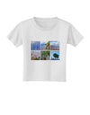 Palm Springs Square Collage Toddler T-Shirt-Toddler T-Shirt-TooLoud-White-2T-Davson Sales