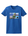 Palm Springs Square Collage Womens Dark T-Shirt-TooLoud-Royal-Blue-X-Small-Davson Sales