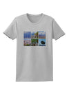 Palm Springs Square Collage Womens T-Shirt-Womens T-Shirt-TooLoud-AshGray-X-Small-Davson Sales