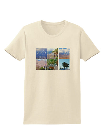 Palm Springs Square Collage Womens T-Shirt-Womens T-Shirt-TooLoud-Natural-X-Small-Davson Sales