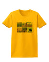 Palm Springs Square Collage Womens T-Shirt-Womens T-Shirt-TooLoud-Gold-X-Small-Davson Sales