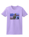 Palm Springs Square Collage Womens T-Shirt-Womens T-Shirt-TooLoud-Lavender-X-Small-Davson Sales