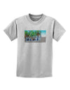 Palm Springs Watercolor Childrens T-Shirt-Childrens T-Shirt-TooLoud-AshGray-X-Small-Davson Sales