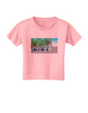 Palm Springs Watercolor Toddler T-Shirt-Toddler T-Shirt-TooLoud-Candy-Pink-2T-Davson Sales