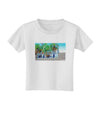 Palm Springs Watercolor Toddler T-Shirt-Toddler T-Shirt-TooLoud-White-2T-Davson Sales