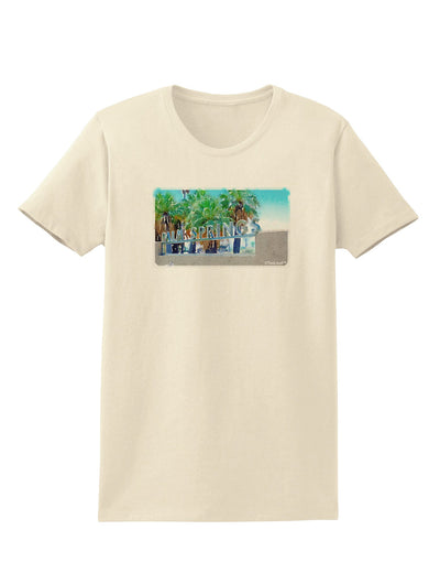 Palm Springs Watercolor Womens T-Shirt-Womens T-Shirt-TooLoud-Natural-X-Small-Davson Sales