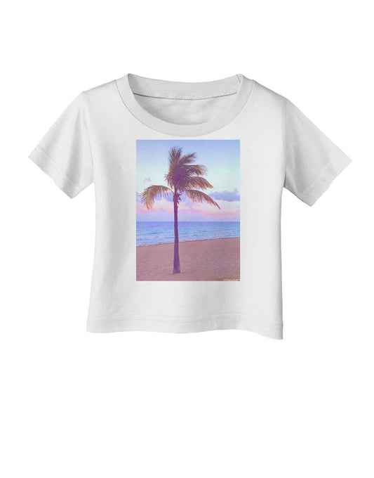 Palm Tree Beach Filter Infant T-Shirt-Infant T-Shirt-TooLoud-White-06-Months-Davson Sales