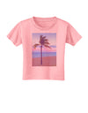 Palm Tree Beach Filter Toddler T-Shirt-Toddler T-Shirt-TooLoud-Candy-Pink-2T-Davson Sales