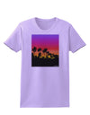 Palm Trees and Sunset Design Womens T-Shirt by TooLoud-Womens T-Shirt-TooLoud-Lavender-X-Small-Davson Sales