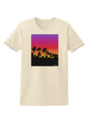 Palm Trees and Sunset Design Womens T-Shirt by TooLoud-Womens T-Shirt-TooLoud-Natural-X-Small-Davson Sales