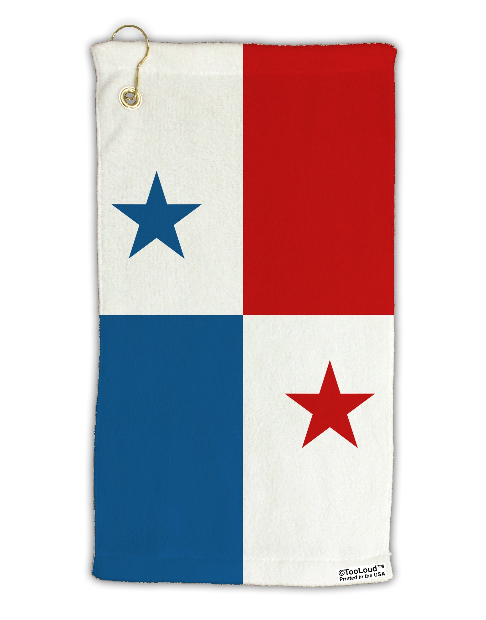 Panama Flag AOP Micro Terry Gromet Golf Towel 15 x 22 Inch All Over Print-Golf Towel-TooLoud-White-Davson Sales